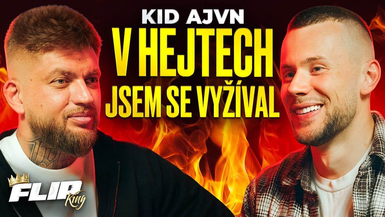 KID AJVN alias Ivan Kloc ve FLIPKING podcastu – český youtuber a podcaster